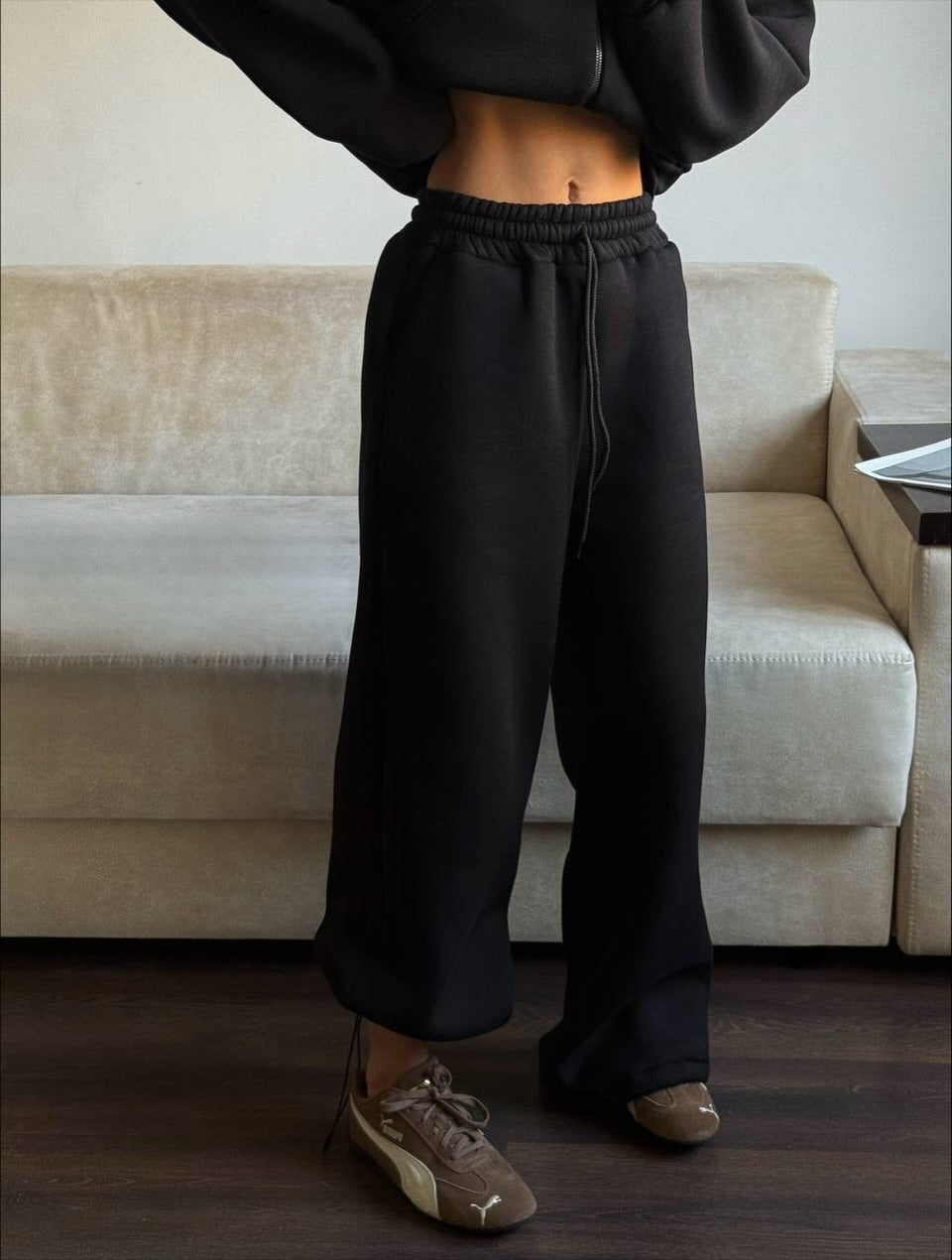 Modern Oversize Siyah 3'lü Set - Görsel 2