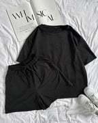 Oversize 2'li Takım T-shirt + Şort - Görsel 4